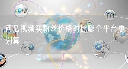 西瓜视频买粉丝价格对比哪个平台更划算