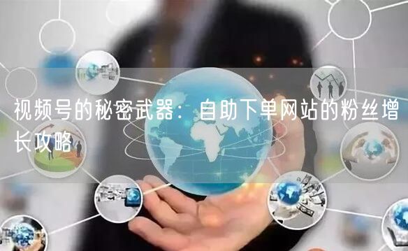 视频号的秘密武器:自助下单网站的粉丝增长攻略