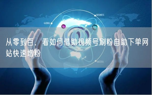 从零到百，看如何借助视频号刷粉自助下单网站快速增粉