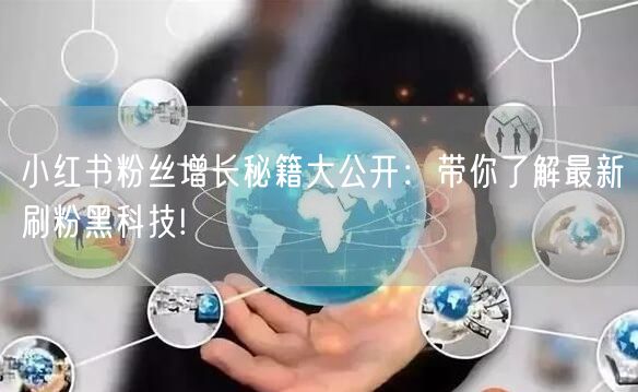 小红书粉丝增长秘籍大公开：带你了解最新刷粉黑科技!