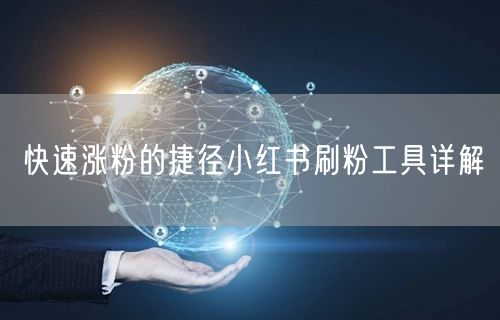 快速涨粉的捷径小红书刷粉工具详解