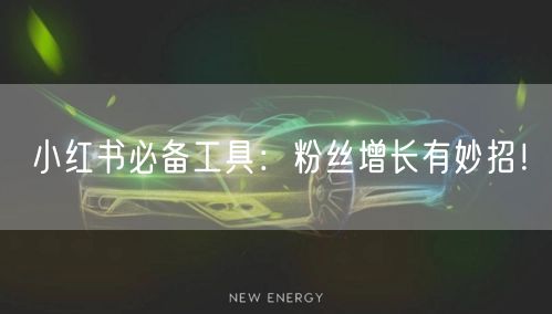 小红书必备工具：粉丝增长有妙招！