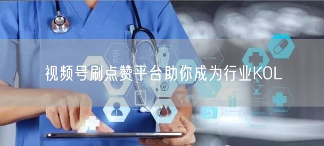 视频号刷点赞平台助你成为行业KOL